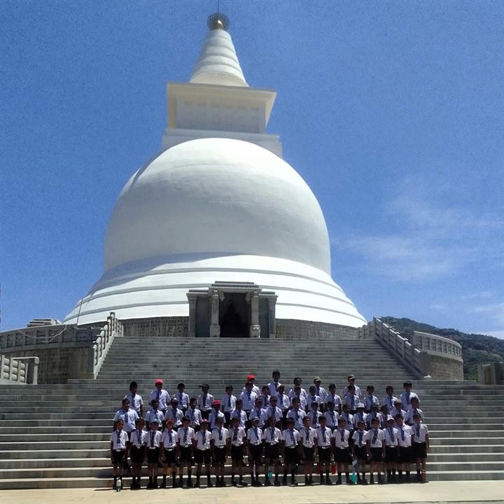 Students on the annual school tour