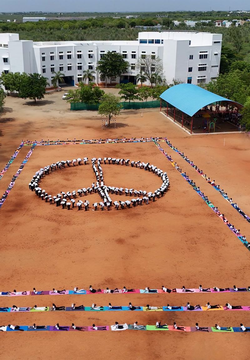 Aerial view of the Hayagrivas campus